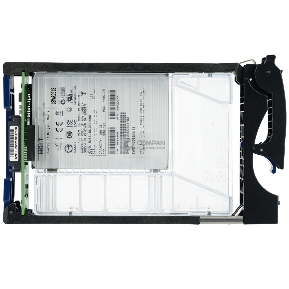 005050183 EMC FLASH SSD 100GB SAS 6G 3.5" LFF